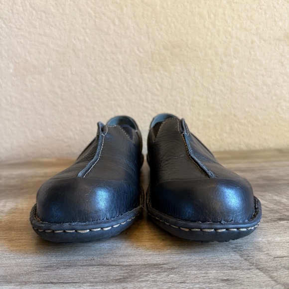 Hush Puppies Steel Toe Black Leather Loafers Slip Resistant ASTM F2413-11 Size 9 - Picture 5 of 11